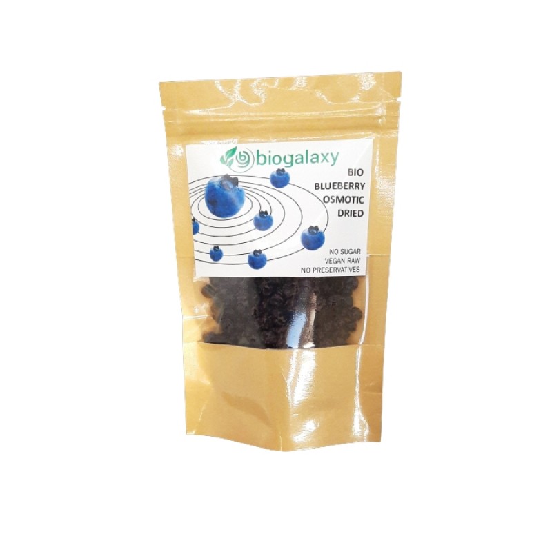 Βιολογικό Αποξηραμένο Blueberry (Μύρτιλο) Ωσμωτικό 100gr - BIOGALAXY