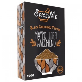 Βιολογικό Πιπέρι Μαύρο Αλεσμένο 100gr - SPICE ME