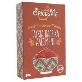Βιολογική Πάπρικα Γλυκιά Αλεσμένη 30gr - SPICE ME