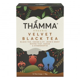 Βιολογικό Μαύρο Τσάι Velvet Black 12x1.5gr - THAMMA