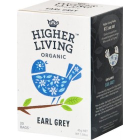 Βιολογικό Μαύρο Τσάι Earl Grey 45gr - HIGHER LIVING