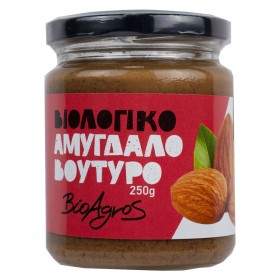 Βιολογικό Αμυγδαλοβούτυρο Ολικής Άλεσης Χ/Α 250gr - ΒΙΟΑΓΡΟΣ