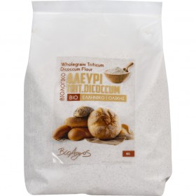 Βιολογικό Αλεύρι Δίκοκκου Σίτου Ολικής 1kg - ΒΙΟΑΓΡΟΣ