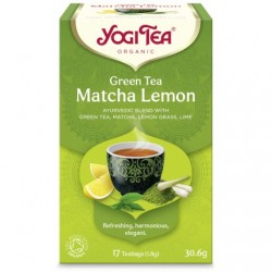 Βιολογικό Πράσινο Τσάι Matcha Λεμόνι 30.6gr - YOGI TEA