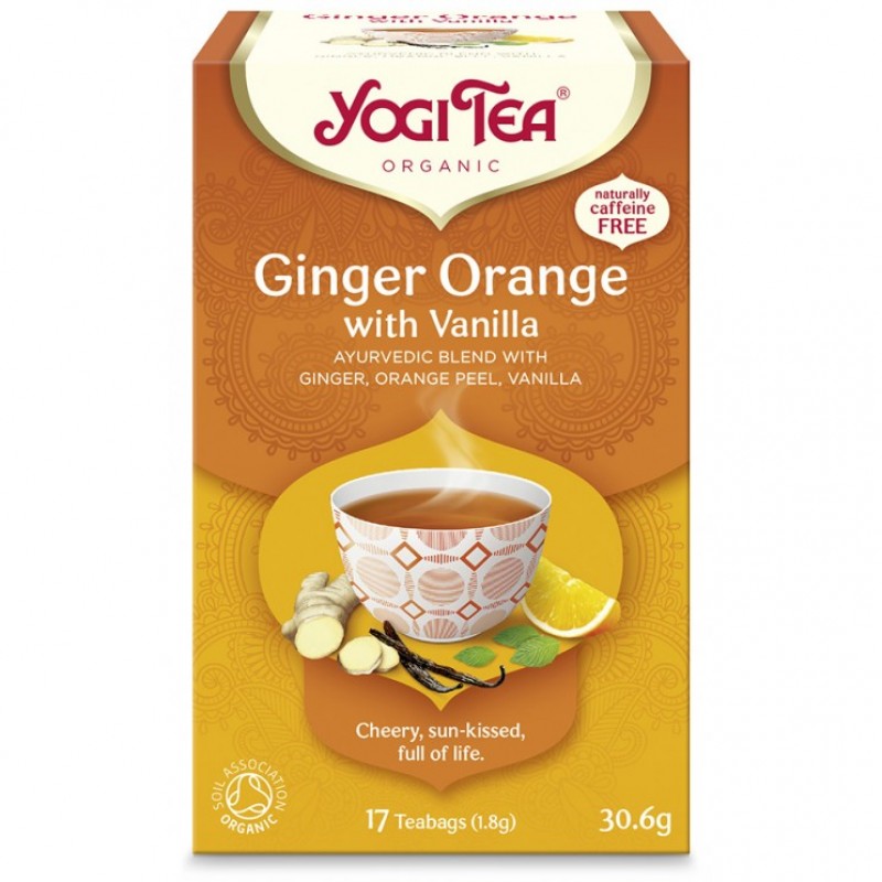 Βιολογικό Τσάι Ginger Orange 30.6gr - YOGI TEA