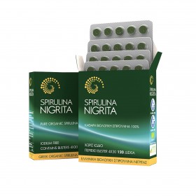 Βιολογική Σπιρουλίνα σε ταμπλέτες 400mg - SPIRULINA NIGRITA