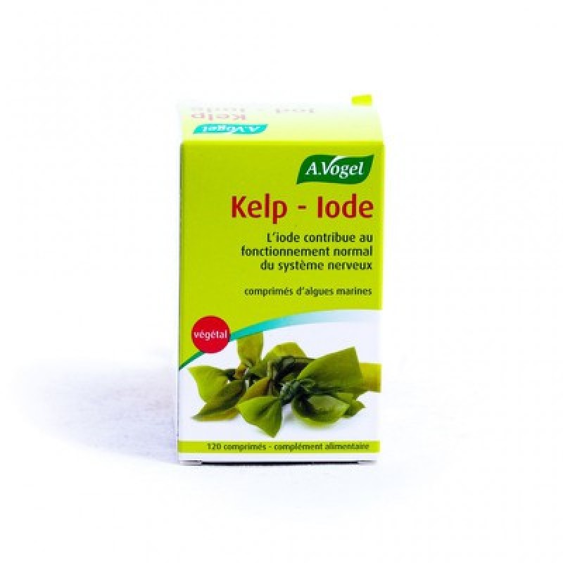 Kelp-Jod Βιολογικό Συμπλήρωμα Διατροφής  από Θαλάσσια Φύκη 120 κάψουλες - A.VOGEL
