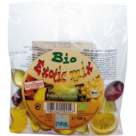 Βιολογικά Ζαχαρωτά Φρούτων με Εξωτικά Φρούτα 100gr -  BITE ME