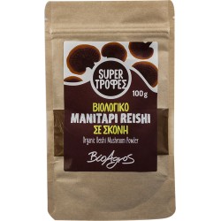 Βιολογική Υπερτροφή Μανιτάρι Reishi σε σκόνη 100gr - ΒΙΟΑΓΡΟΣ