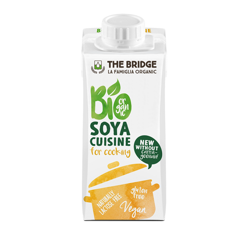 Βιολογική Κρέμα Κουζίνας Σόγιας 200ml - THE BRIDGE